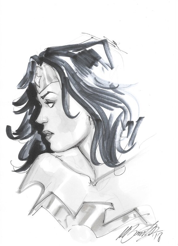 Wonder Woman by Marco Santucci - Sketch