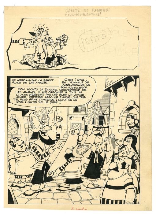 Gérard Lellbach, Luciano Bottaro, Pepito 1 (2ème Série) Page 1 - Comic Strip