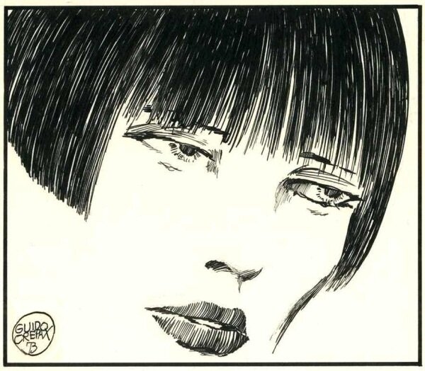 Valentina par Guido Crepax - Illustration originale