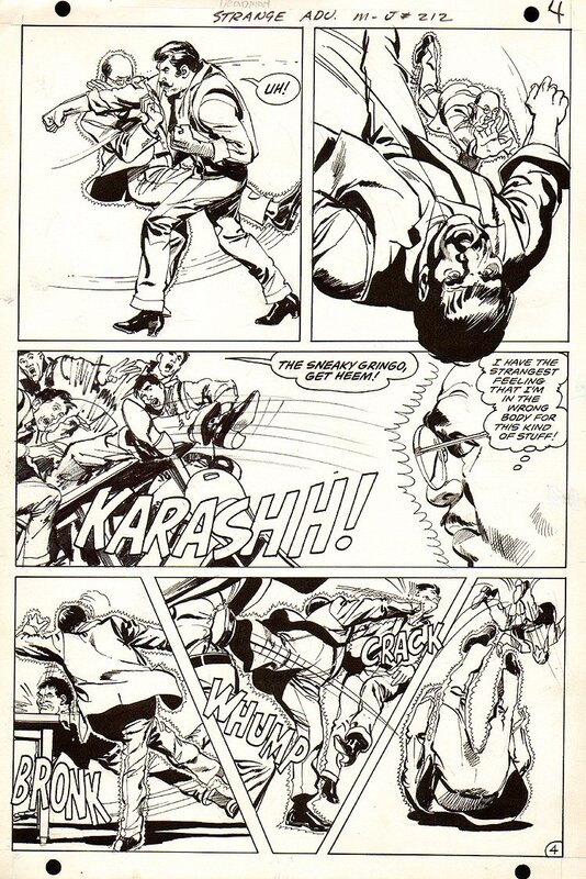 Neal Adams, Strange Adventures 212 Page 4 - Comic Strip