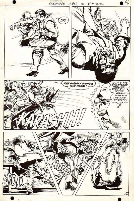 Neal Adams, Strange Adventures 212 Page 4 - Planche originale