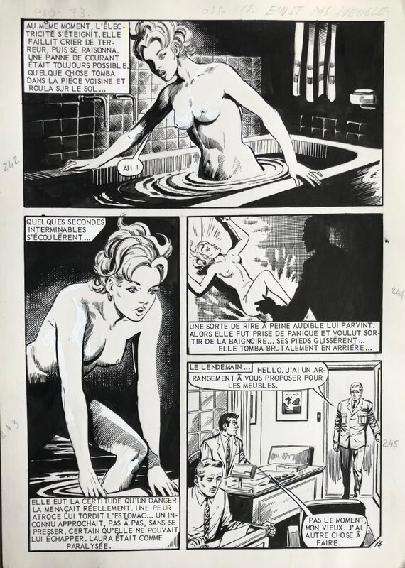 unknown, Oss 117 n° 25 - n'est pas aveugle pl 73 - Comic Strip