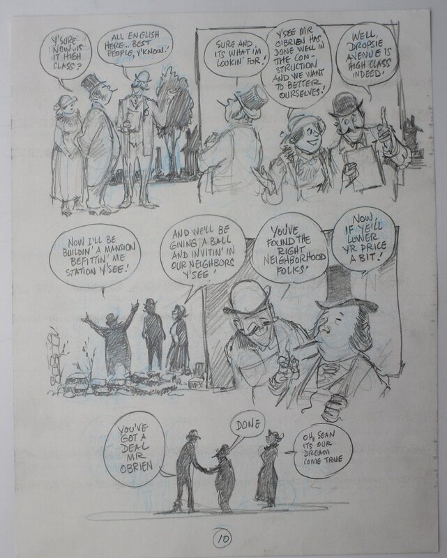 Will Eisner, Dropsie avenue - page 10 - Original art