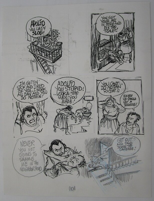 Will Eisner, Dropsie avenue - page 101 - Œuvre originale
