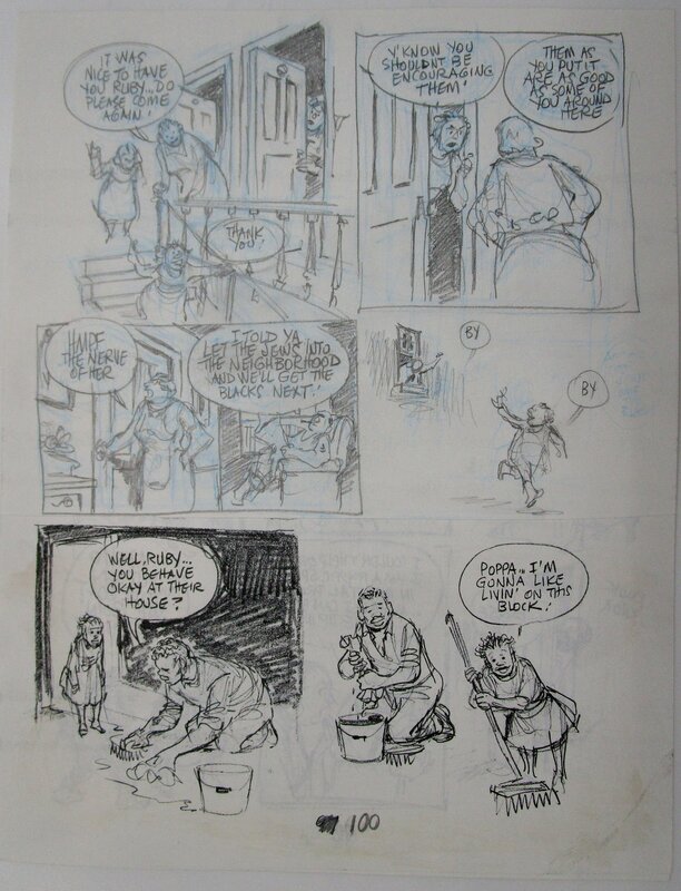 Will Eisner, Dropsie avenue - page 100 - Œuvre originale