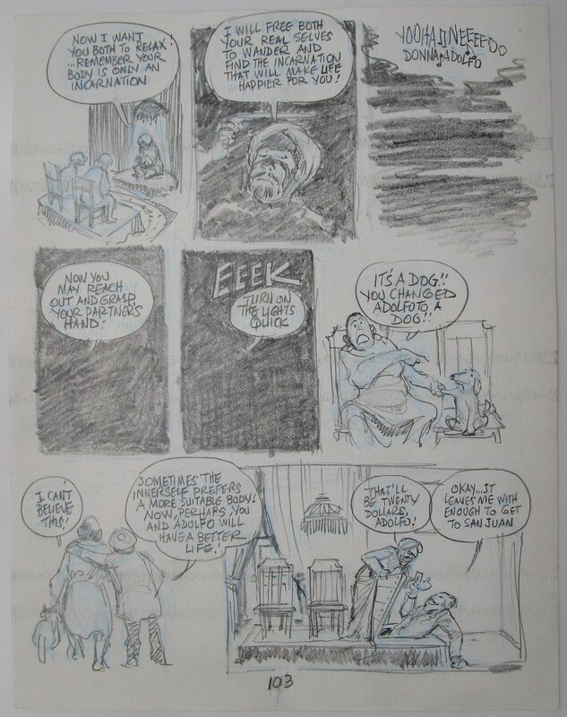 Will Eisner, Dropsie avenue - page 103 - Original art