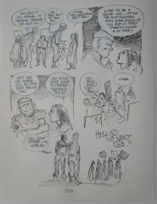 Will Eisner, Dropsie avenue - page 106 - Œuvre originale