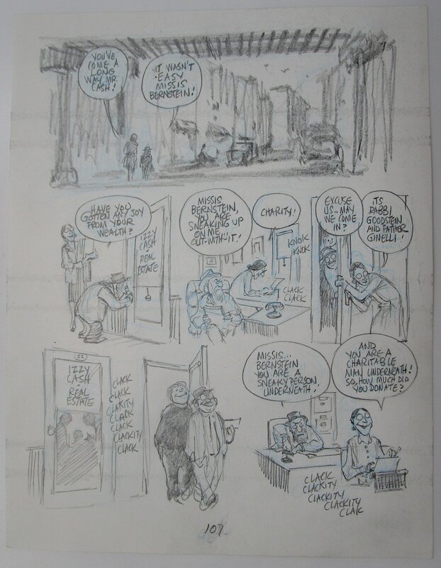 Will Eisner, Dropsie avenue - page 107 - Original art