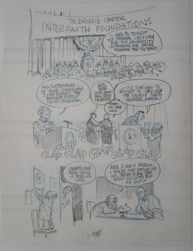 Will Eisner, Dropsie avenue - page 108 - Œuvre originale