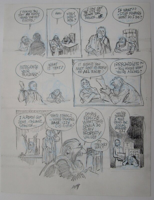 Will Eisner, Dropsie avenue - page 109 - Œuvre originale