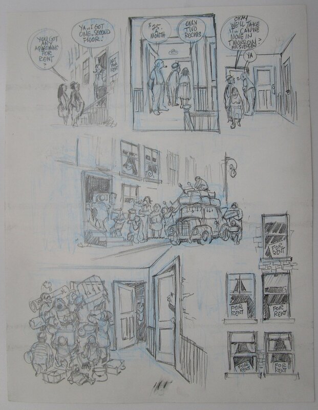 Will Eisner, Dropsie avenue - page 111 - Original art