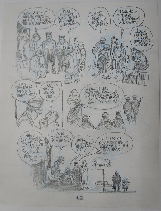Will Eisner, Dropsie avenue - page 112 - Original art