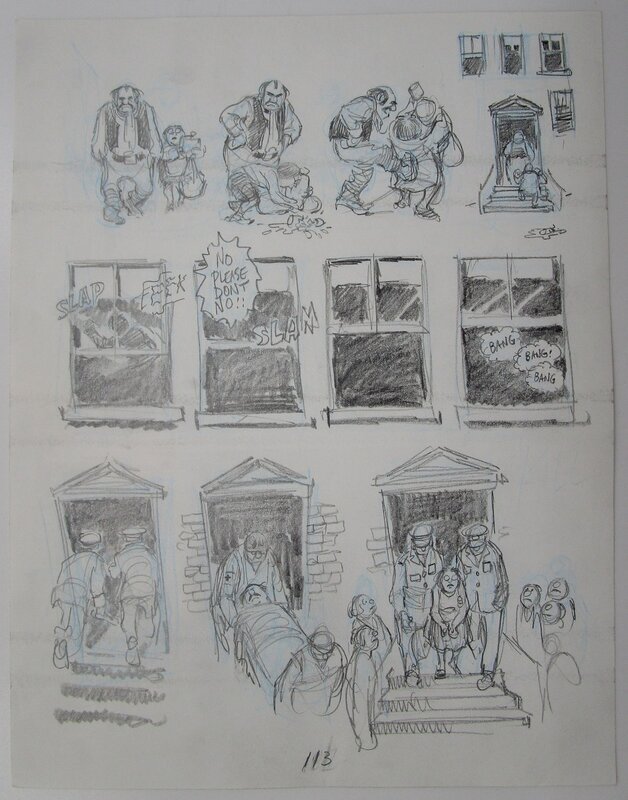 Will Eisner, Dropsie avenue - page 113 - Œuvre originale
