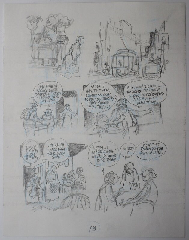 Will Eisner, Dropsie avenue - page 13 - Original art