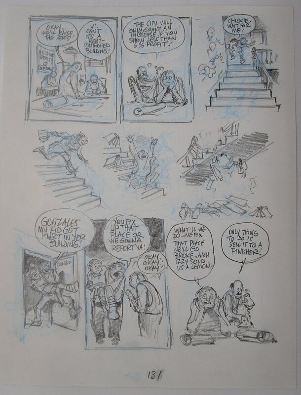 Will Eisner, Dropsie avenue - page 131 - Œuvre originale