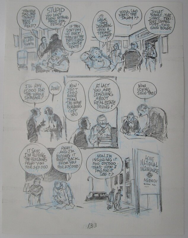 Will Eisner, Dropsie avenue - page 133 - Œuvre originale