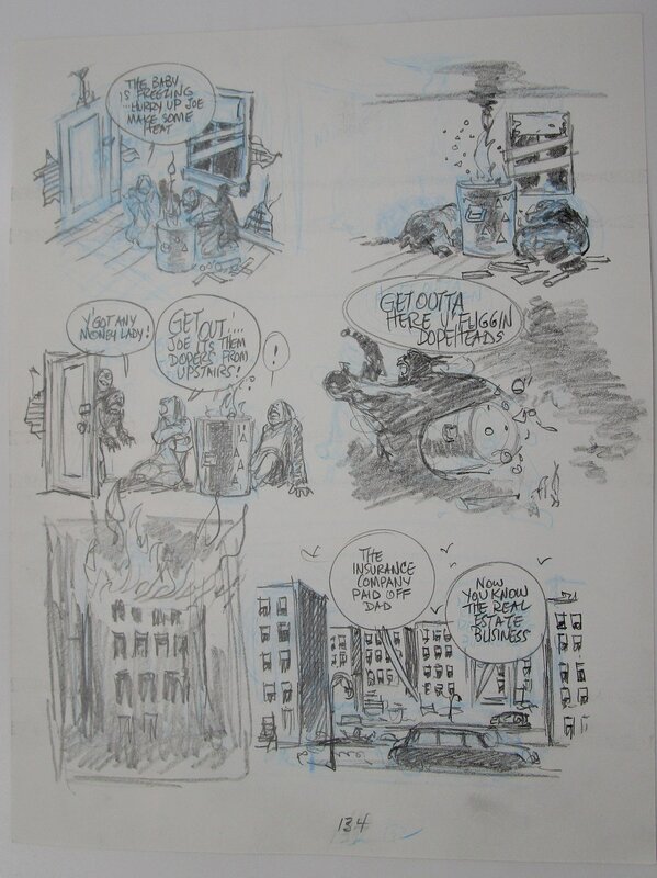 Will Eisner, Dropsie avenue - page 134 - Original art