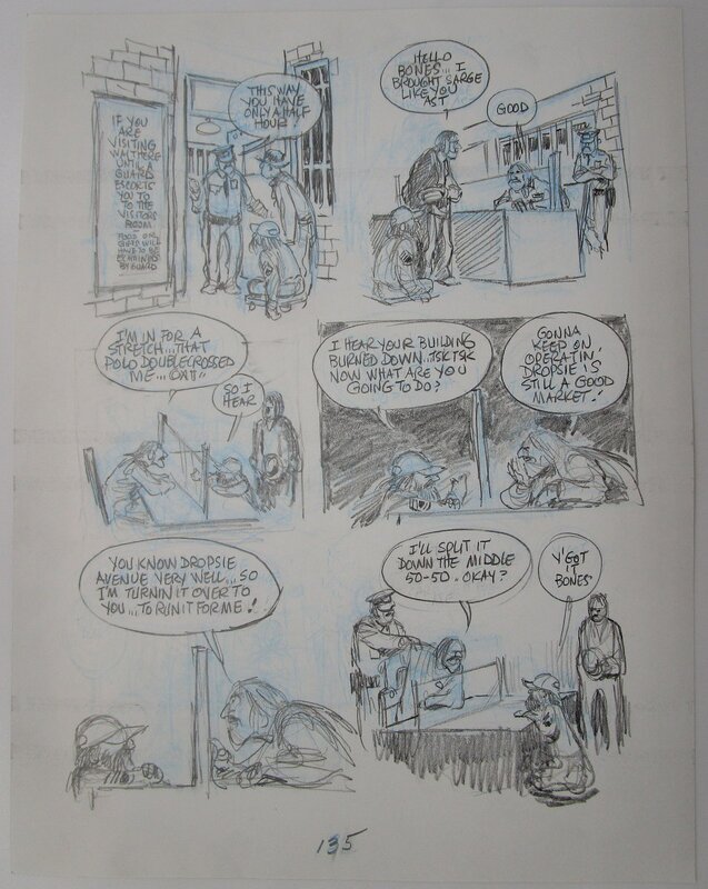 Will Eisner, Dropsie avenue - page 135 - Original art