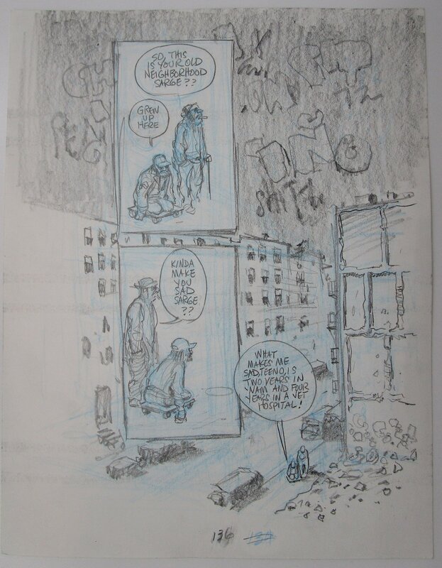 Will Eisner, Dropsie avenue - page 136 - Original art