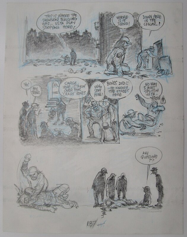 Will Eisner, Dropsie avenue - page 137 - Original art
