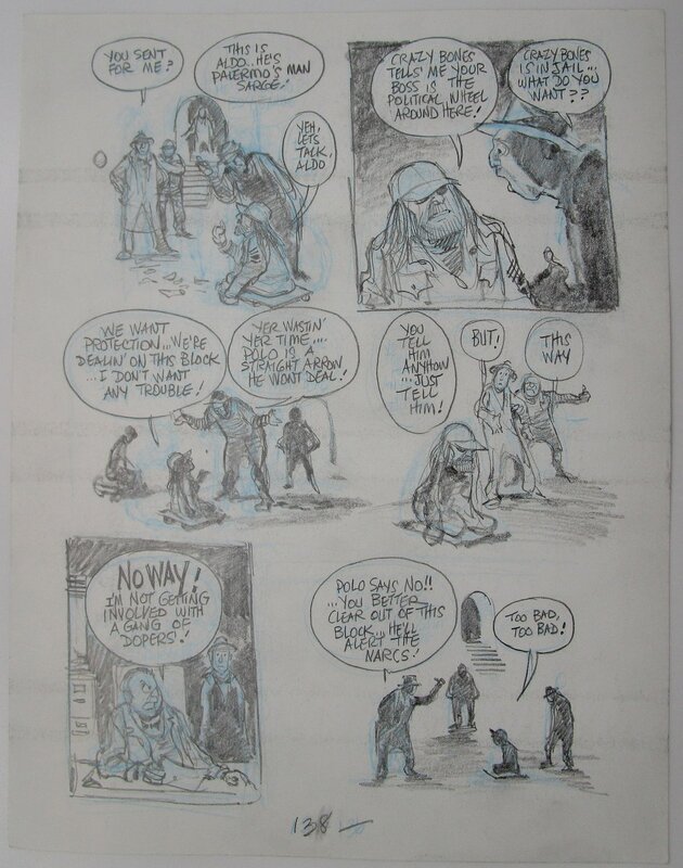 Will Eisner, Dropsie avenue - page 138 - Original art