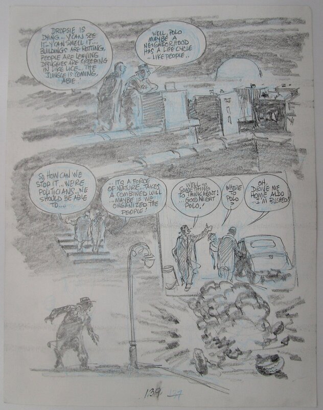 Will Eisner, Dropsie avenue - page 139 - Original art