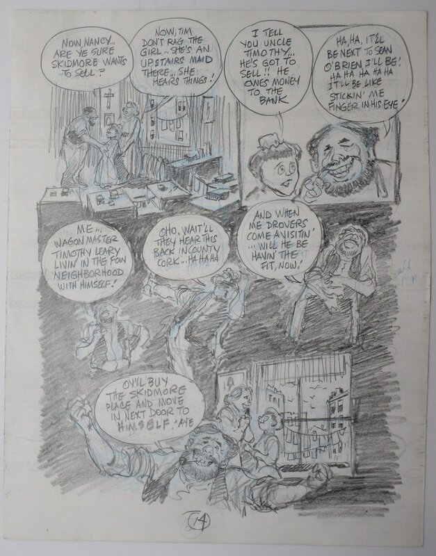 Will Eisner, Dropsie avenue - page 14 - Original art