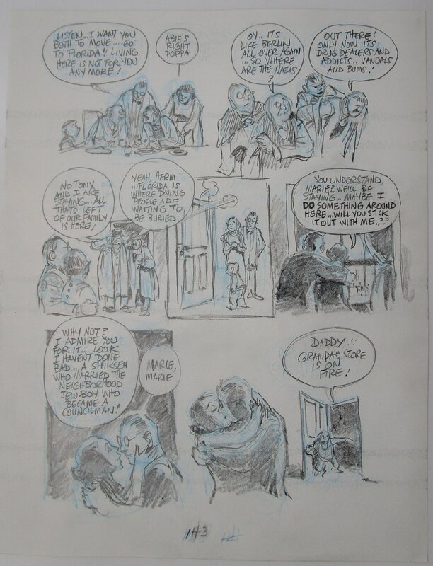 Will Eisner, Dropsie avenue - page 143 - Œuvre originale
