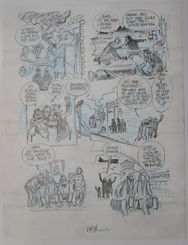 Will Eisner, Dropsie avenue - page 144 - Œuvre originale