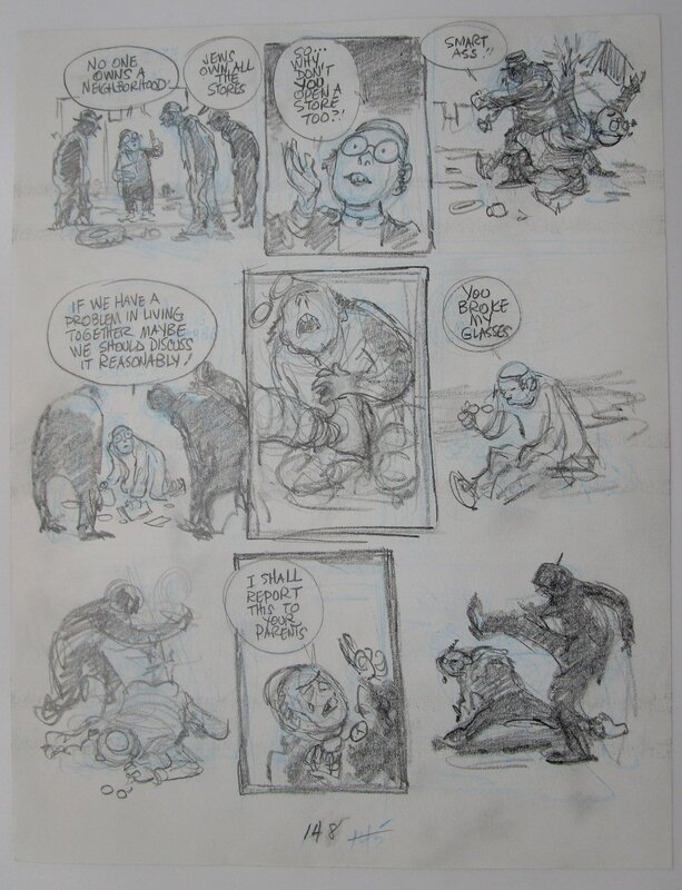 Will Eisner, Dropsie avenue - page 148 - Original art
