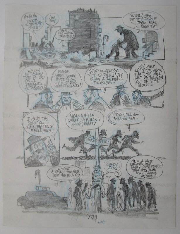 Will Eisner, Dropsie avenue - page 149 - Original art