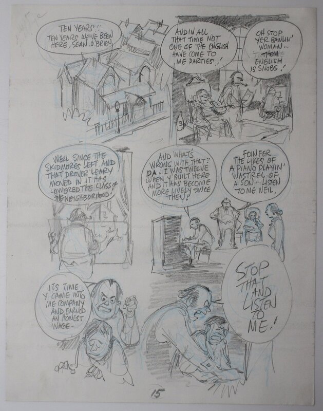 Will Eisner, Dropsie avenue - page 15 - Original art