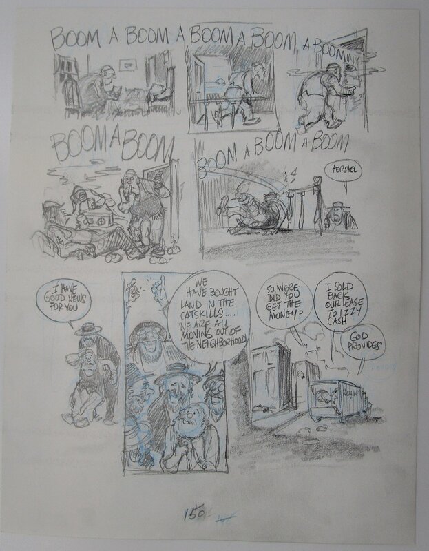 Will Eisner, Dropsie avenue - page 150 - Original art