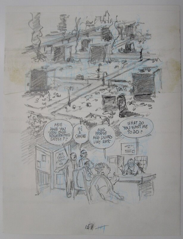 Will Eisner, Dropsie avenue - page 151 - Original art