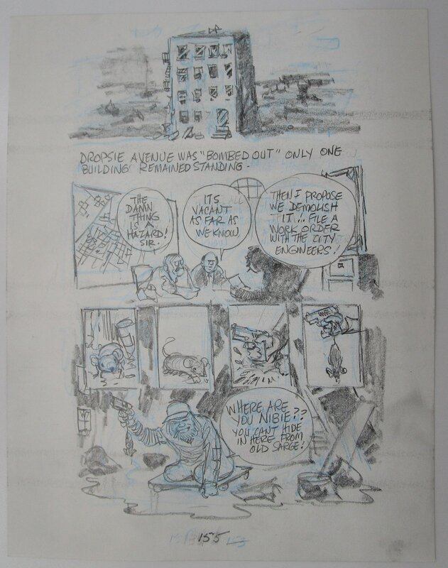 Will Eisner, Dropsie avenue - page 155 - Original art