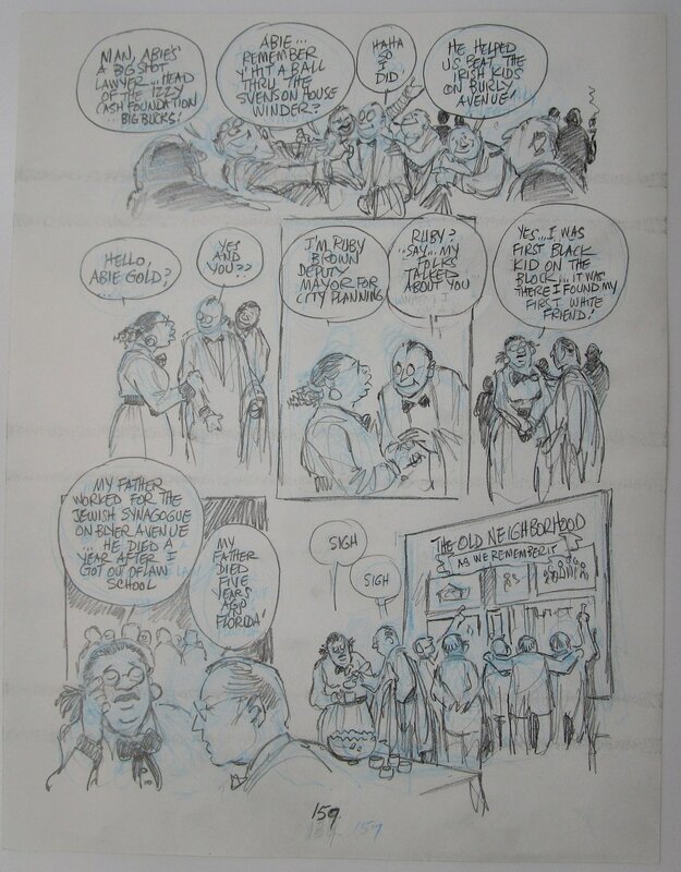 Will Eisner, Dropsie avenue - page 159 - Original art