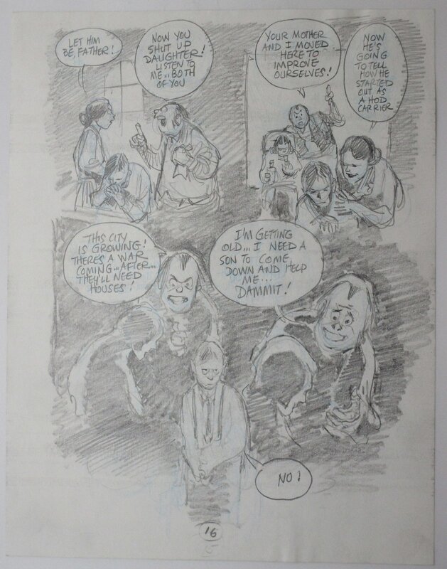 Will Eisner, Dropsie avenue - page 16 - Œuvre originale