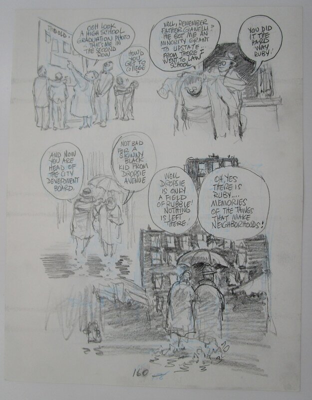 Will Eisner, Dropsie avenue - page 160 - Œuvre originale