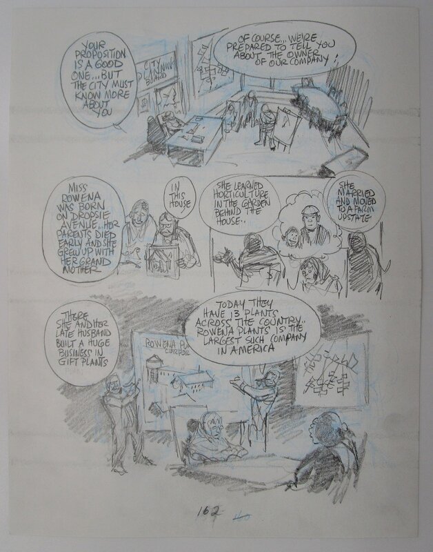 Will Eisner, Dropsie avenue - page 162 - Original art