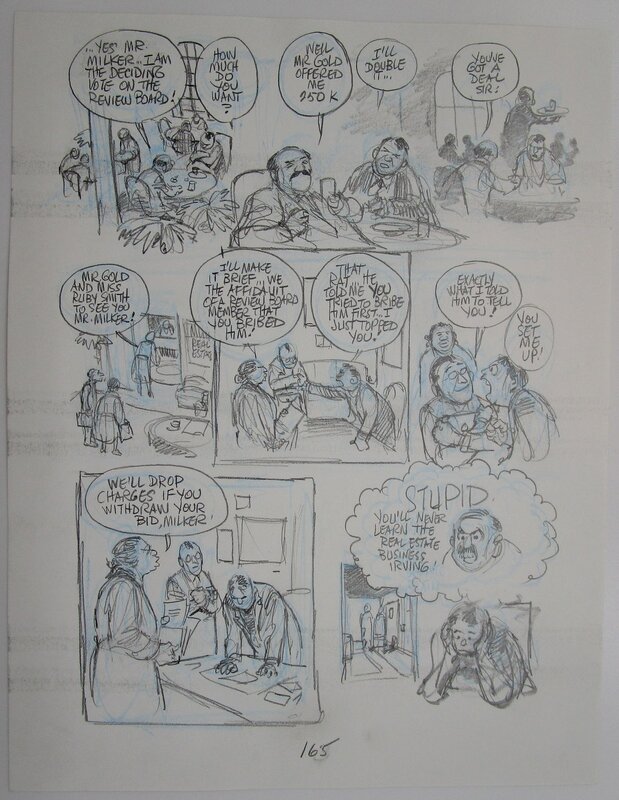 Will Eisner, Dropsie avenue - page 165 - Original art