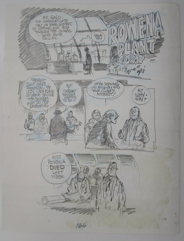 Will Eisner, Dropsie avenue - page 166 - Original art