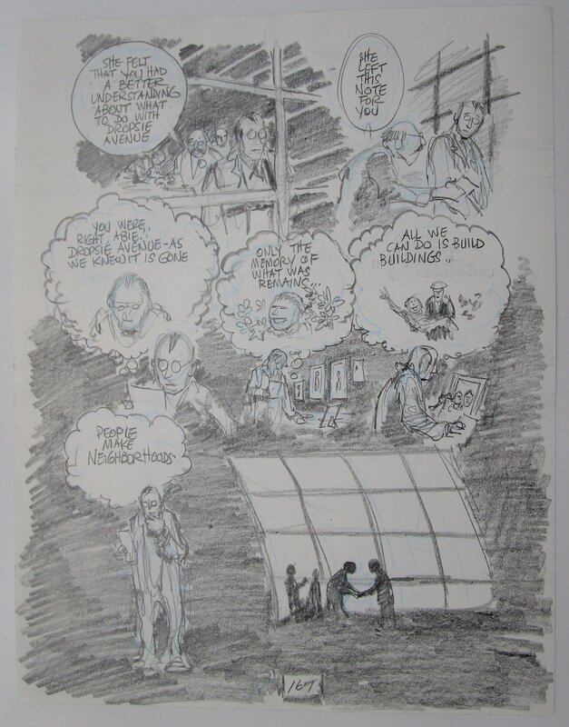 Will Eisner, Dropsie avenue - page 167 - Original art