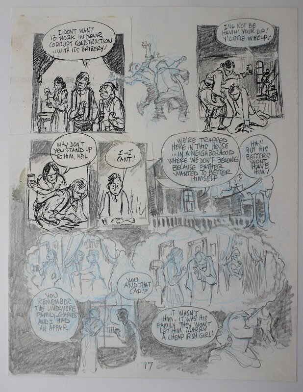 Will Eisner, Dropsie avenue - page 17 - Original art