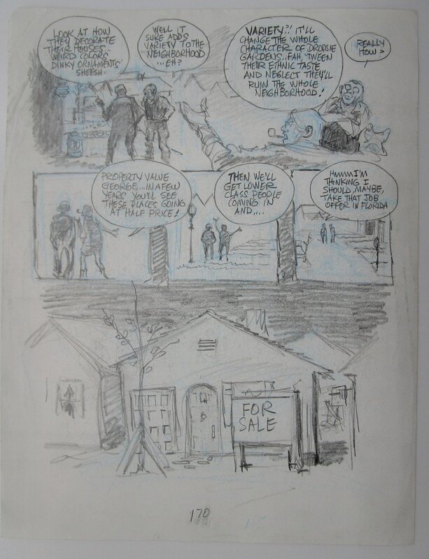 Will Eisner, Dropsie avenue - page 170 - Original art