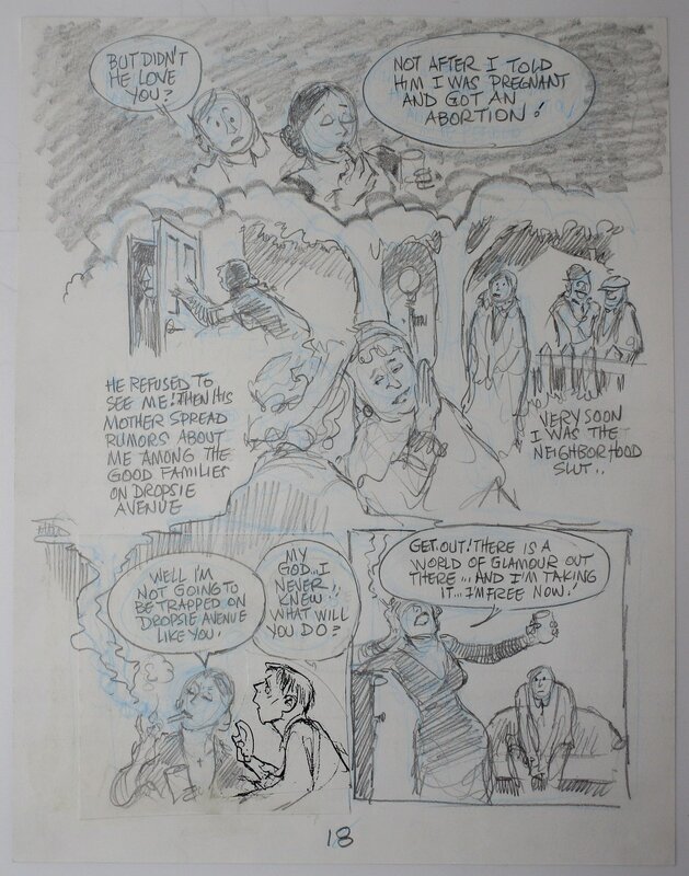 Will Eisner, Dropsie avenue - page 18 - Original art