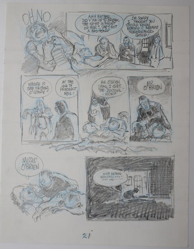 Will Eisner, Dropsie avenue - page 21 - Original art