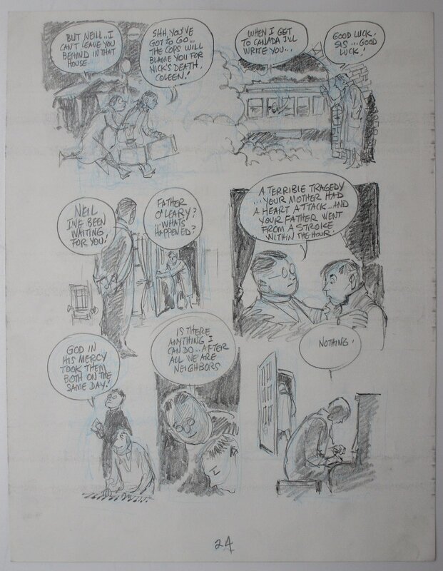 Will Eisner, Dropsie avenue - page 24 - Original art