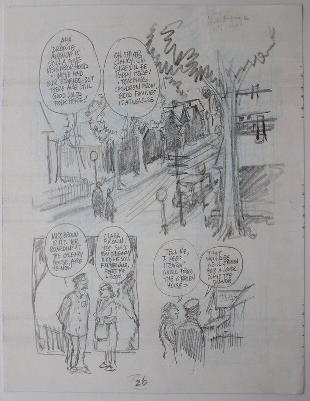 Will Eisner, Dropsie avenue - page 26 - Original art