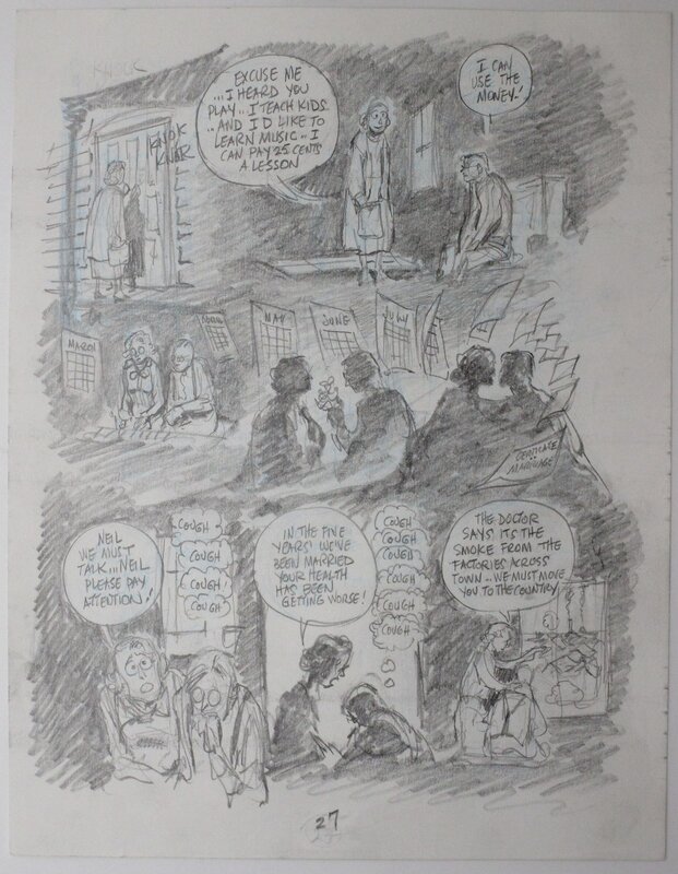 Will Eisner, Dropsie avenue - page 27 - Original art