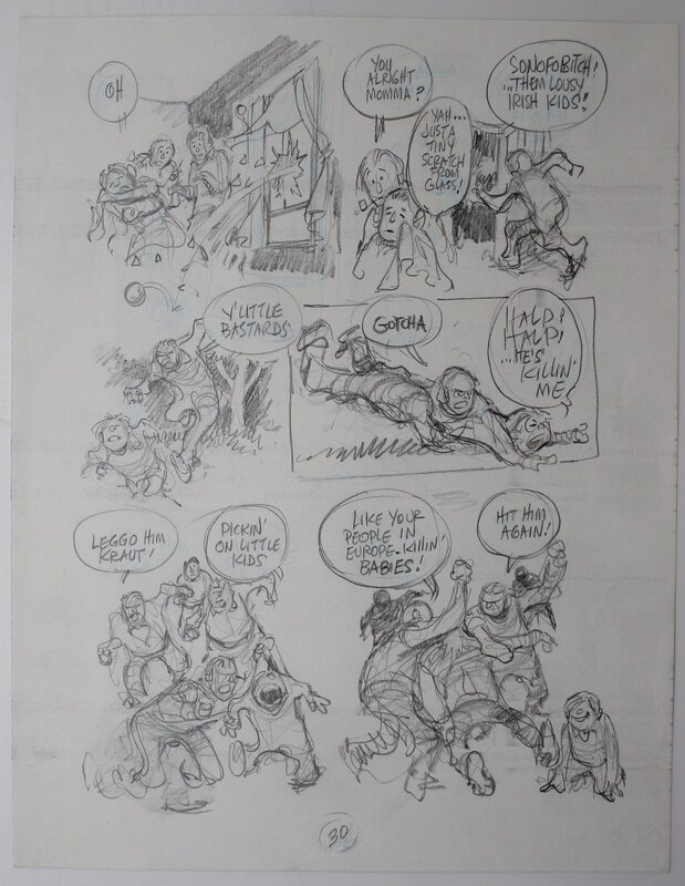 Will Eisner, Dropsie avenue - page 30 - Original art